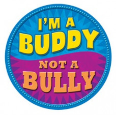 I'm a Buddy - Not a Bully - Blue and Purple Temporary Tattoo