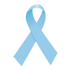 Light Blue Ribbon Temporary Tattoo