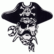 Grant Park High School "Pirates" Temporary Tattoo