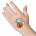 Ghost and Pumpkin Temporary Tattoo